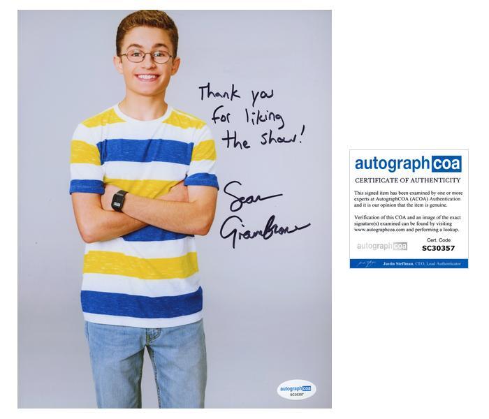 Sean Giambrone “The Goldbergs” AUTOGRAPH Signed ‘Adam Goldberg’ 8×10 Photo C
