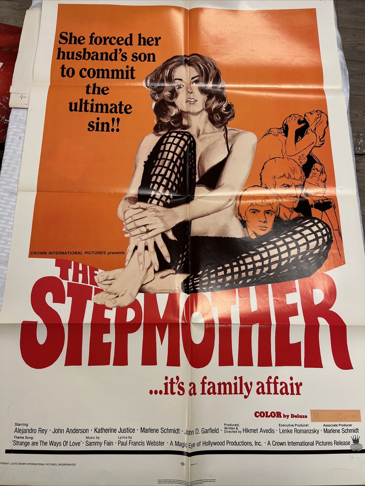 Sexy Katherine Justice THE STEPMOTHER Family Affair 27×41 Original Movie Poster