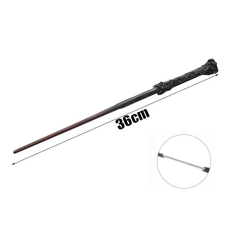 Harry Potter Magic Wand Metal Core Dumbledore Hermione Voldemort Cosplay Prop