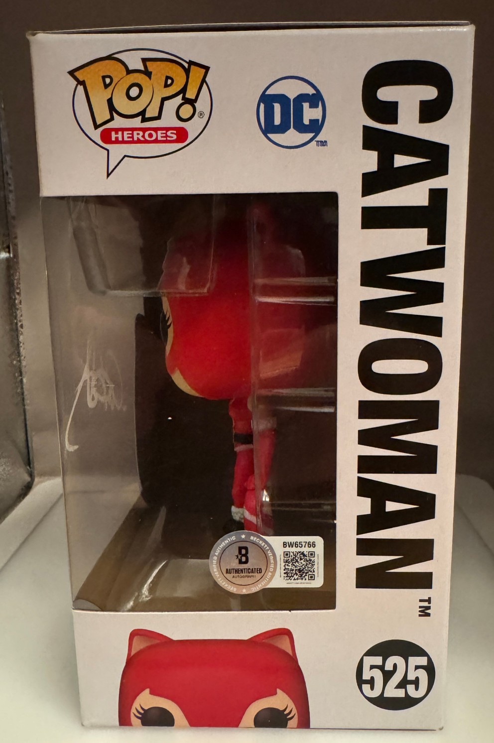 Anne Hathaway Signed Autograph The Dark Knight Rises Funko Pop 525 Beckett