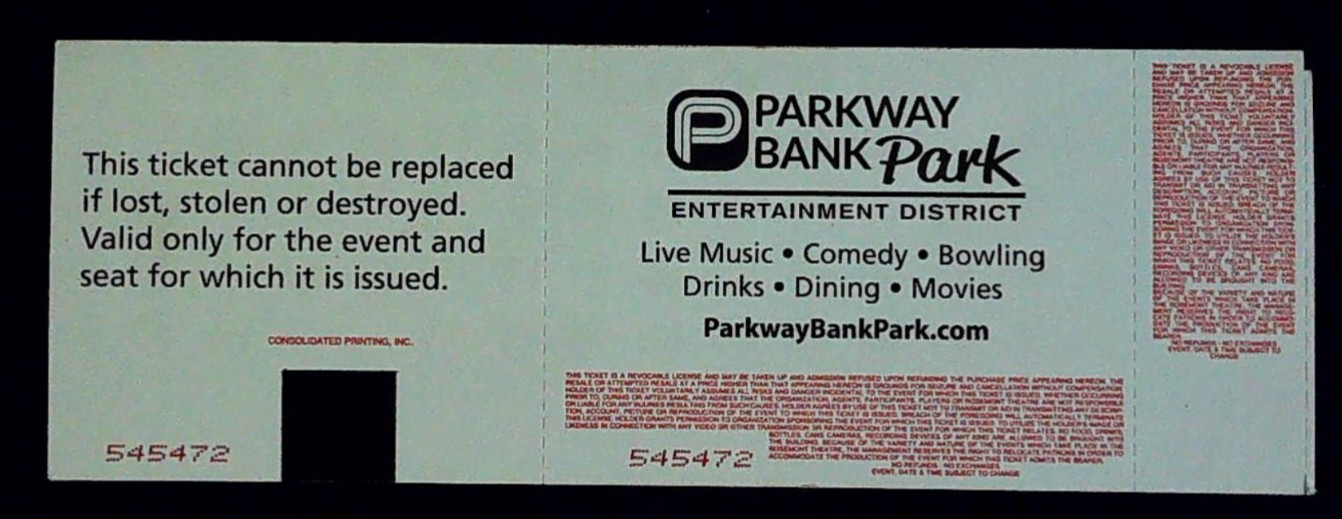 Pandora Flans Inseperado USA Tour Concert Ticket Stub Rosemont Theatre 6/13/2024