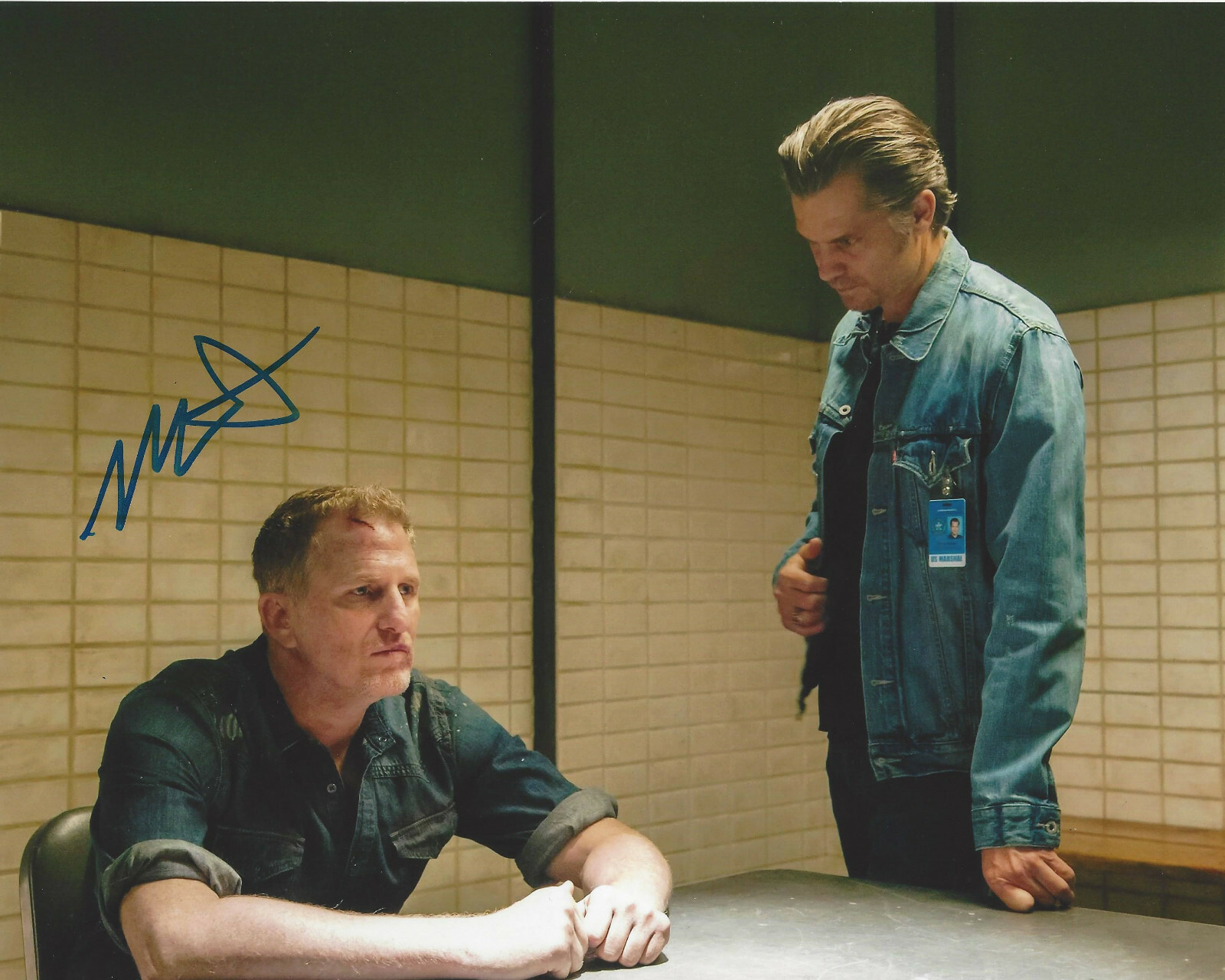 MICHAEL RAPAPORT SIGNED AUTHENTIC ‘JUSTIFIED’ 8×10 PHOTO w/COA ACTOR