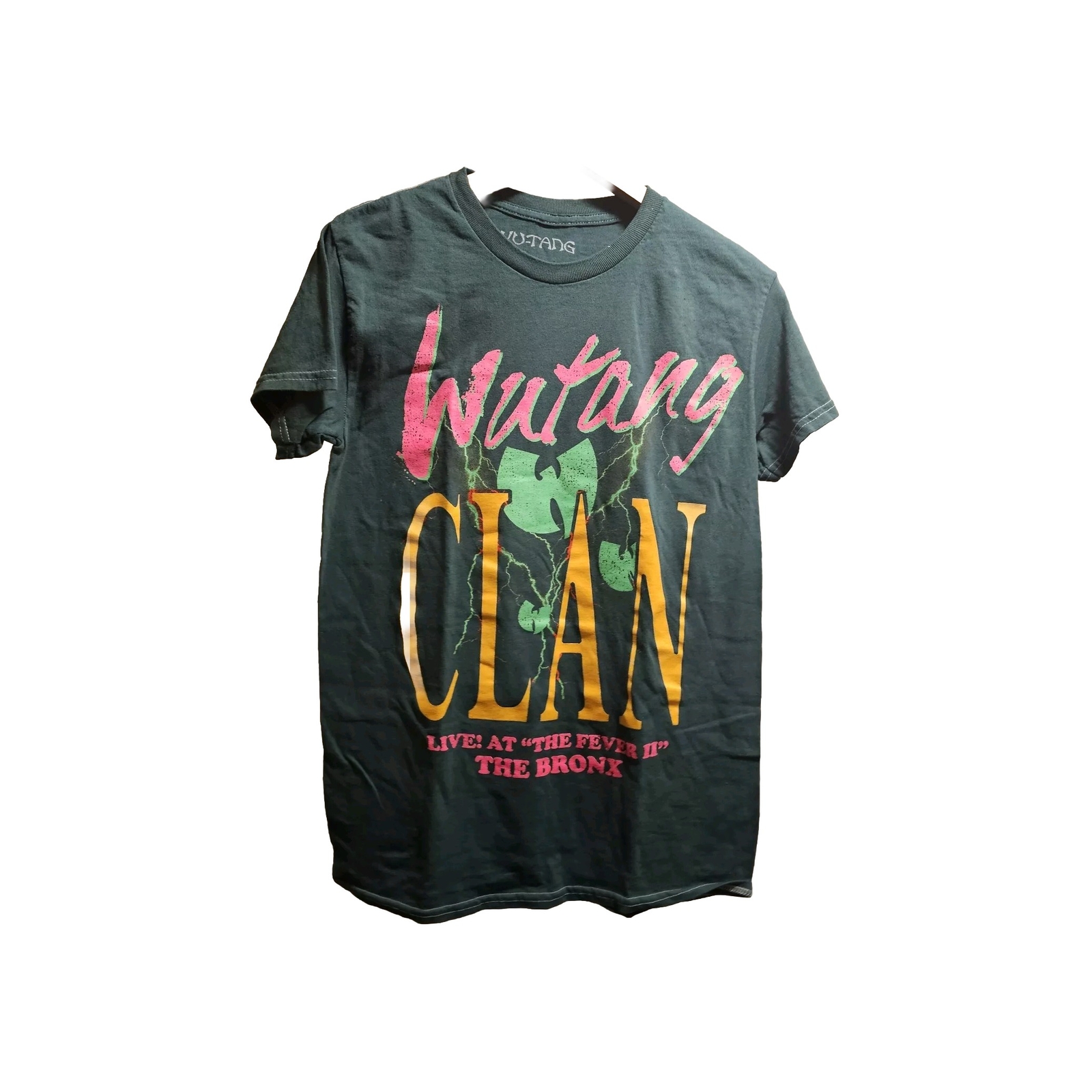 WU-TANG CLAN Live: At “The Fever II” The Bronx Green Graphic Tee Size SM NWOT