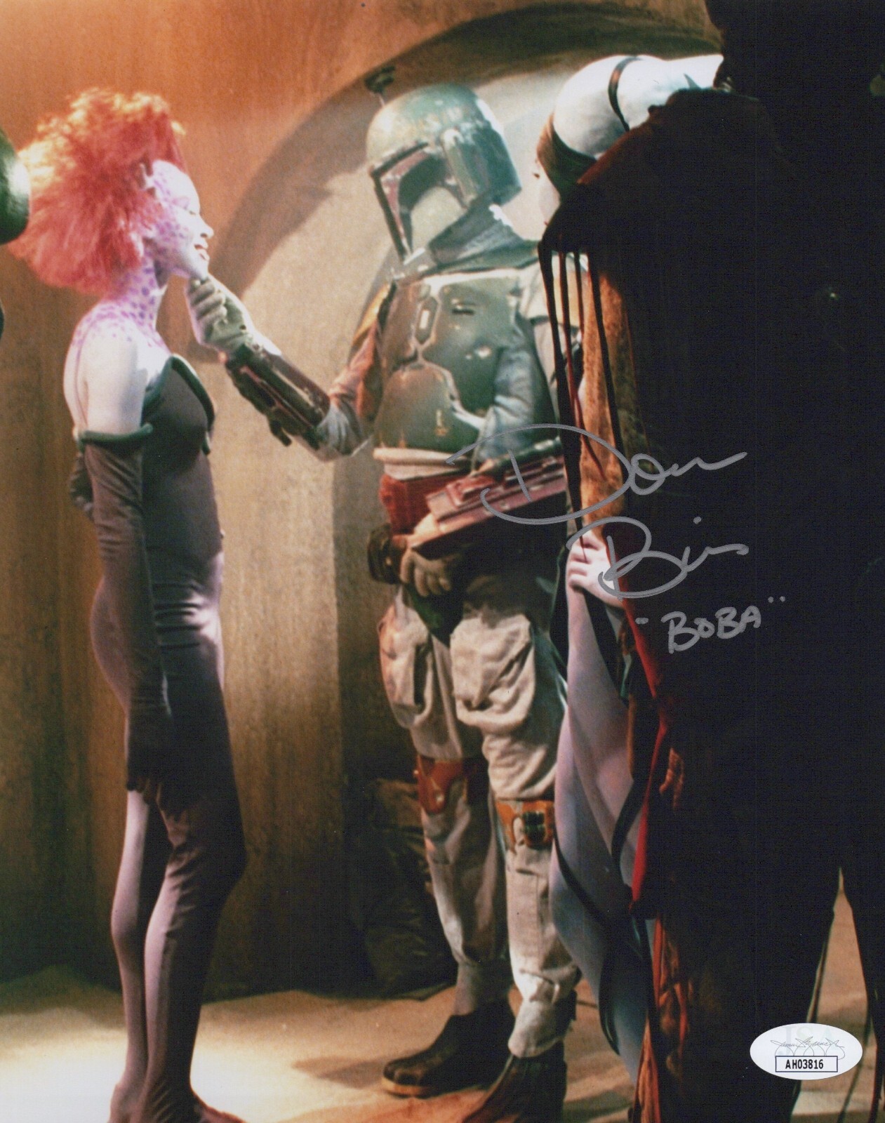 DON BIES Signed STAR WARS 8×10 MODEL MAKER Authentic Autograph Photo JSA COA