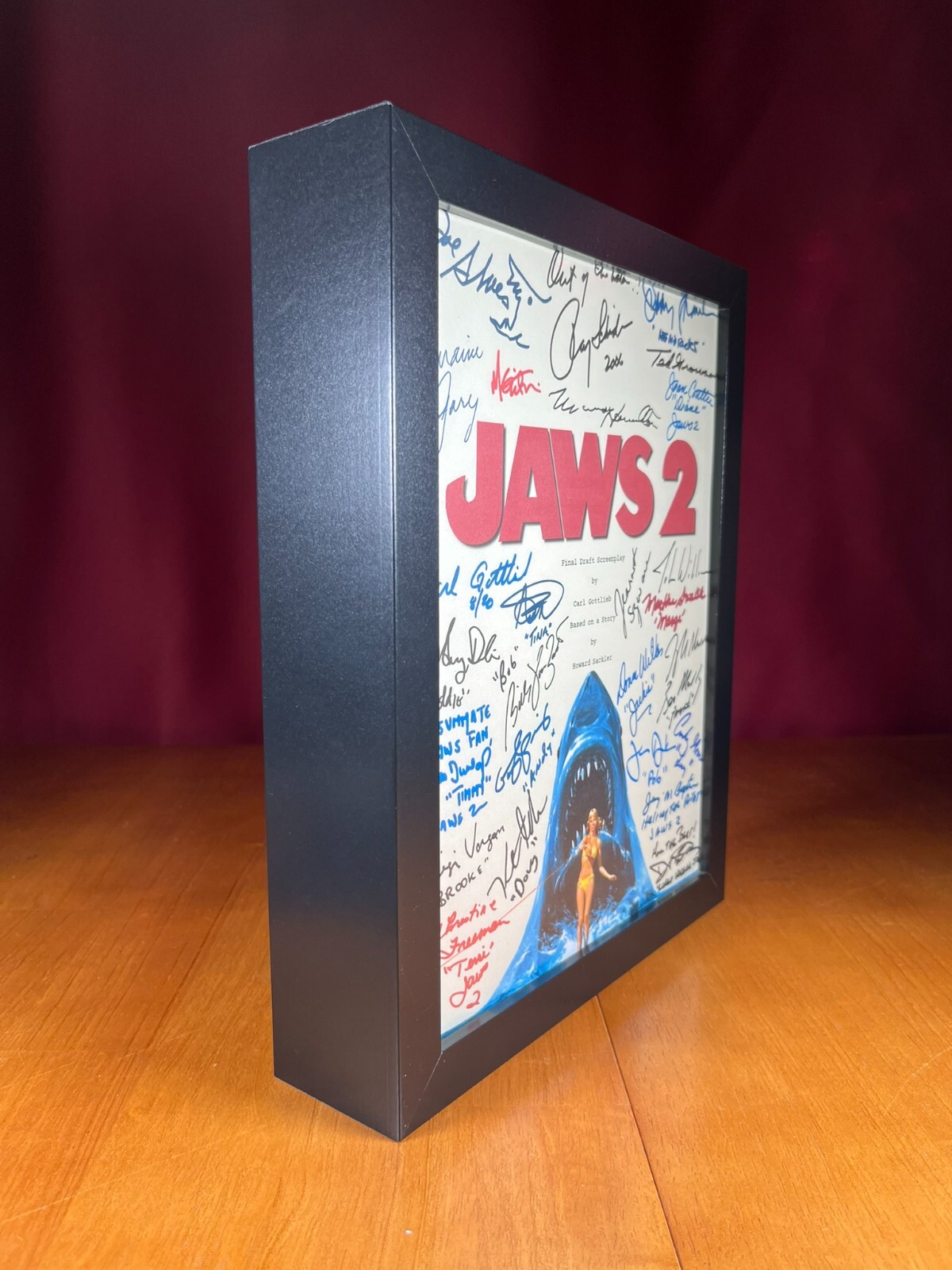 Jaws 1-4 Script Lot Signed- Autograph Reprints- FOUR SCRIPTS- Sharks