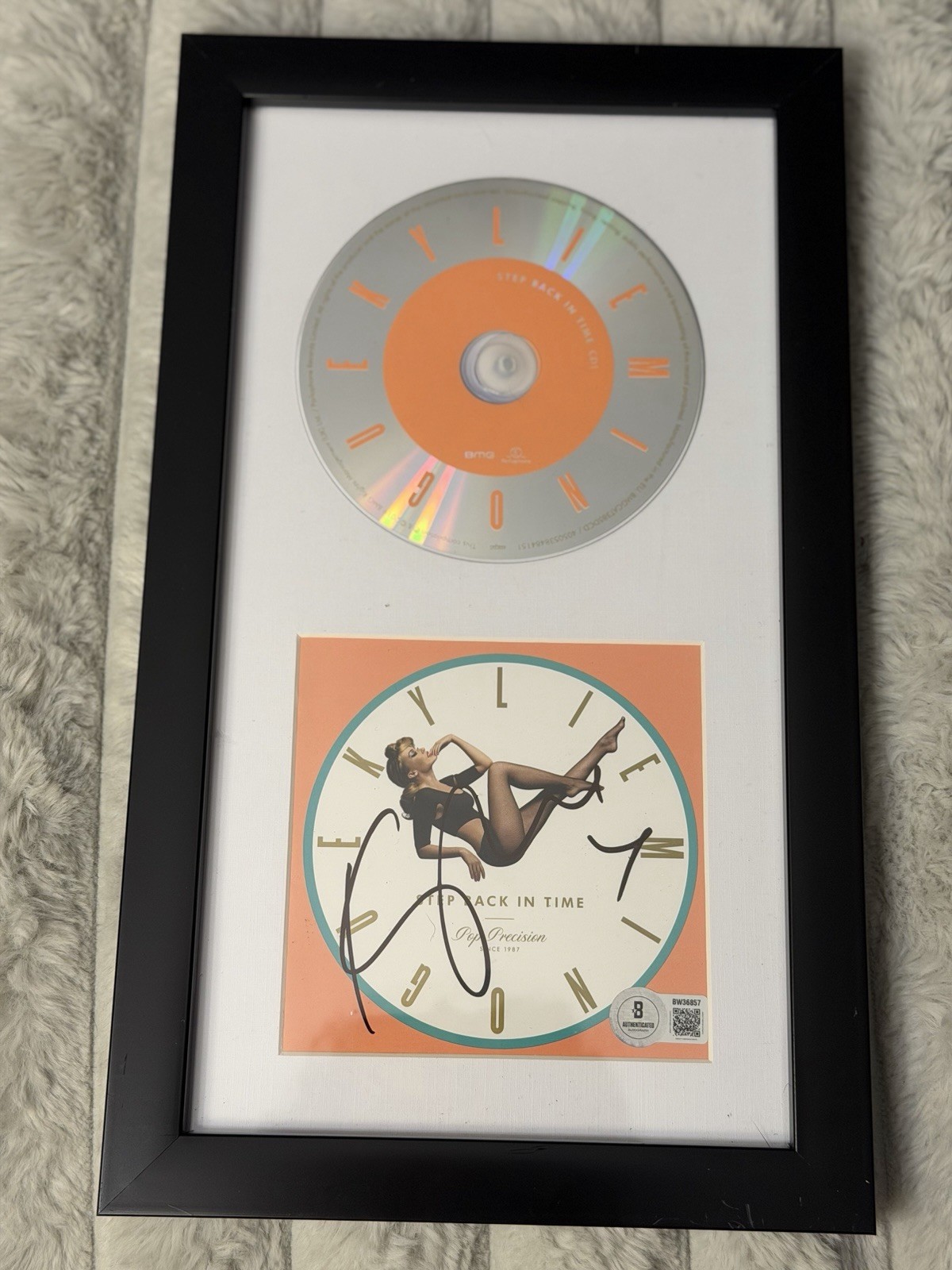 Kylie Minogue Step Back in Time: The Definitive Collection signed CD BECKETT COA
