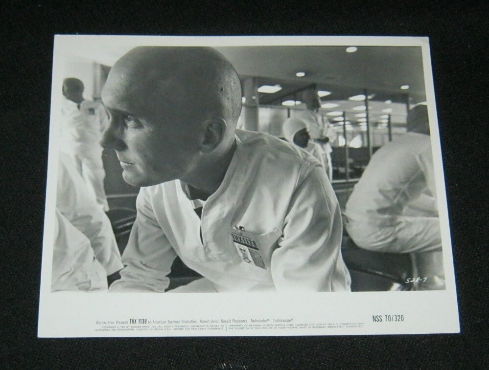 Originl GEORGE LUCAS THX 1138 NSS Periodical Press Kit Still #3 DUVALL Pleasence