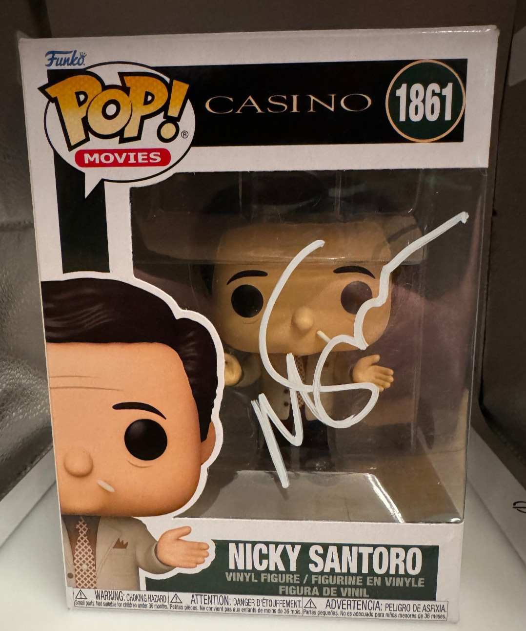 Martin Scorsese Signed Autograph Casino Funko Pop 1851 Beckett Bas