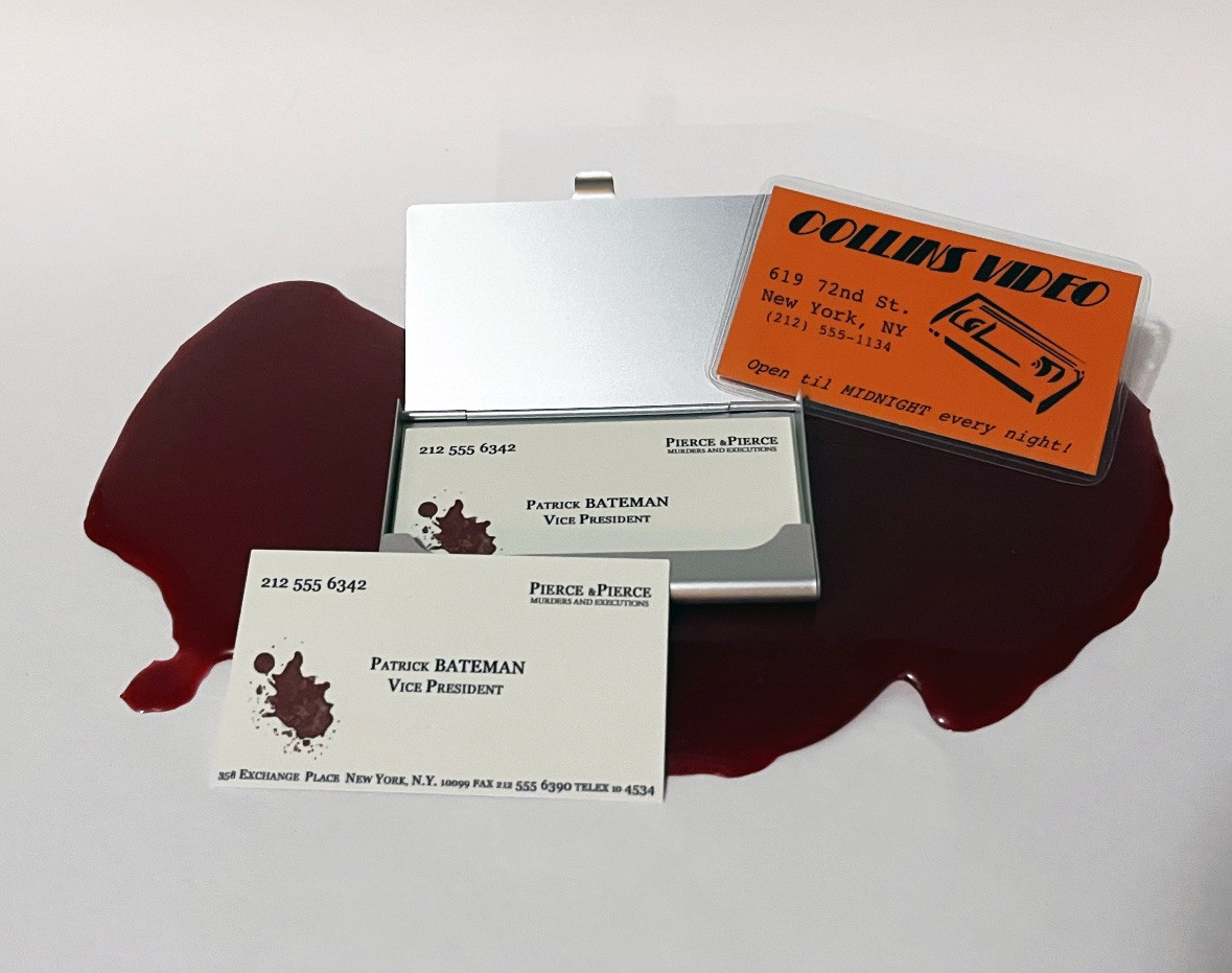 Patrick Bateman “Murders and Executions” Business Card Case American Psycho