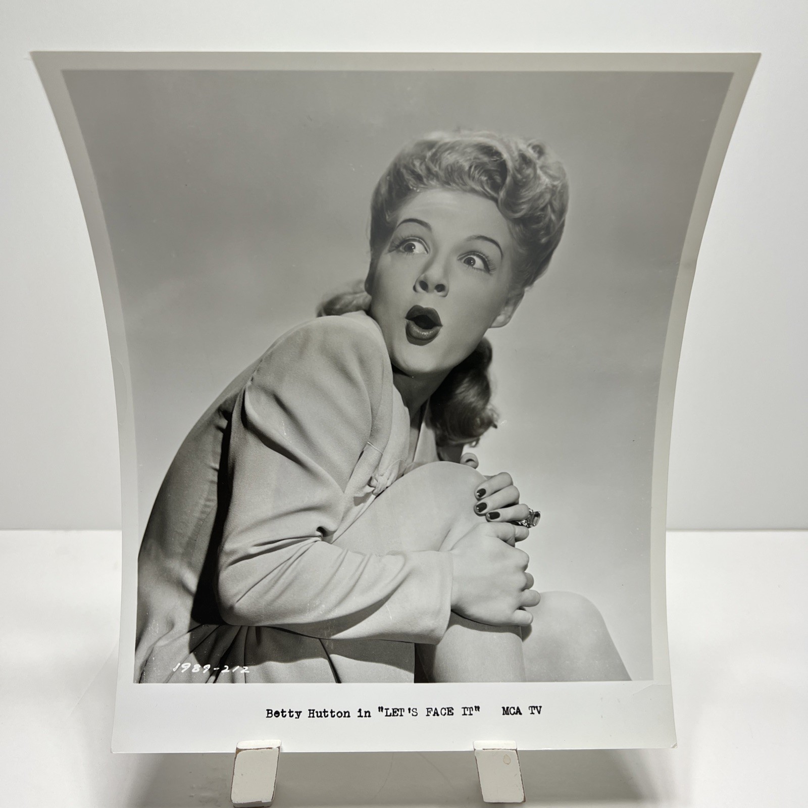 Let’s Face It MCA TV Press Kit Folder 7 Publicity Photos Bob Hope Betty Hutton
