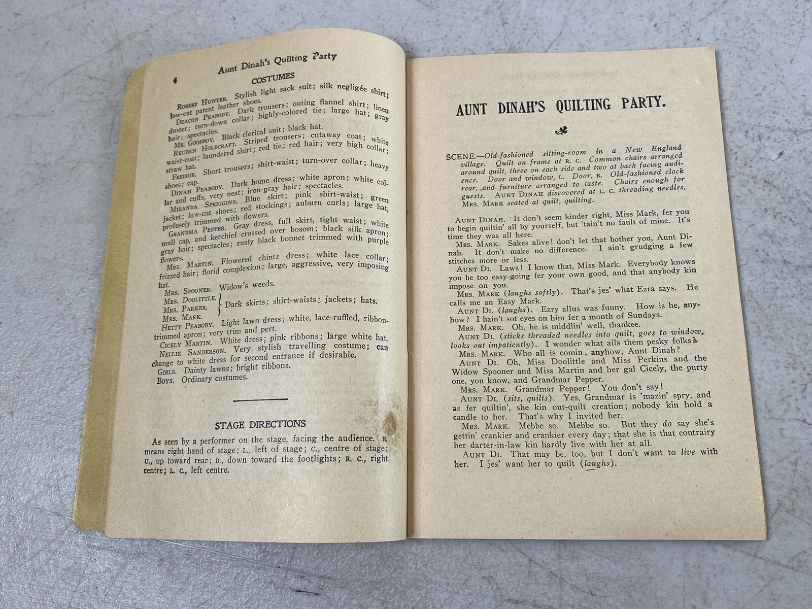 VA Education 1925 League Newspaper Eldridge Entertainment House Play Book 143F38