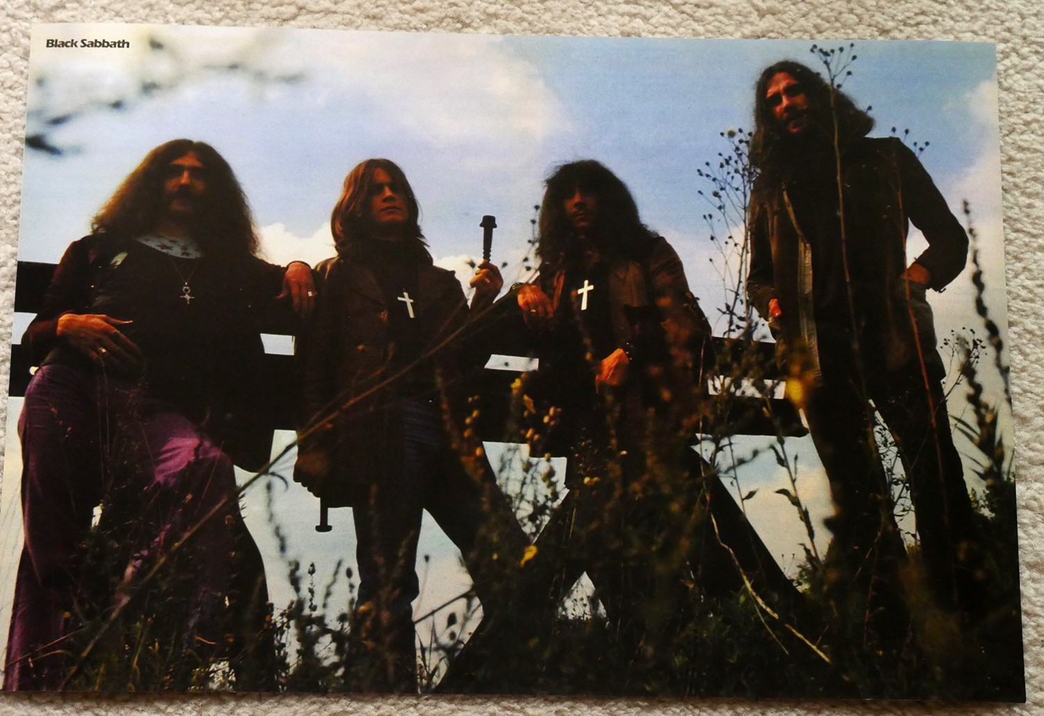 Black Sabbath poster Black Sabbath Paranoid promo poster RaRe MINT!