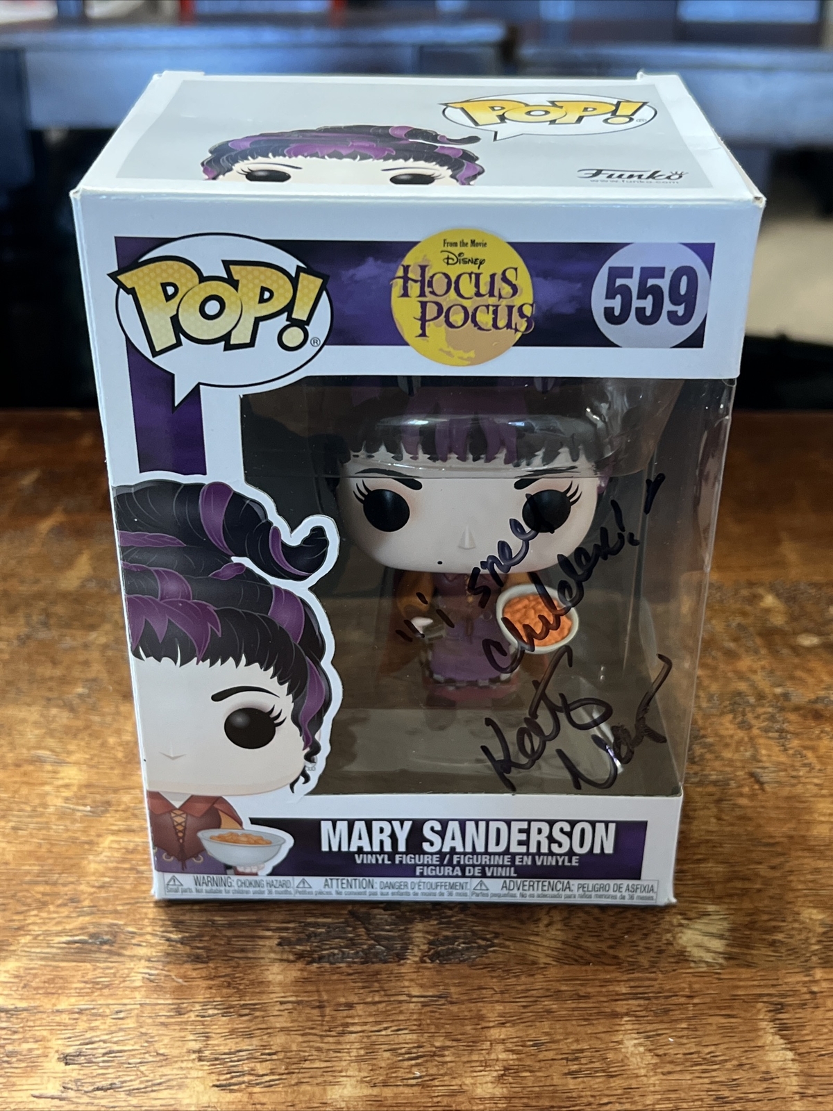 Kathy Najimy Signed Mary Sanderson Funko POP JSA Coa Hocus Pocus Disney