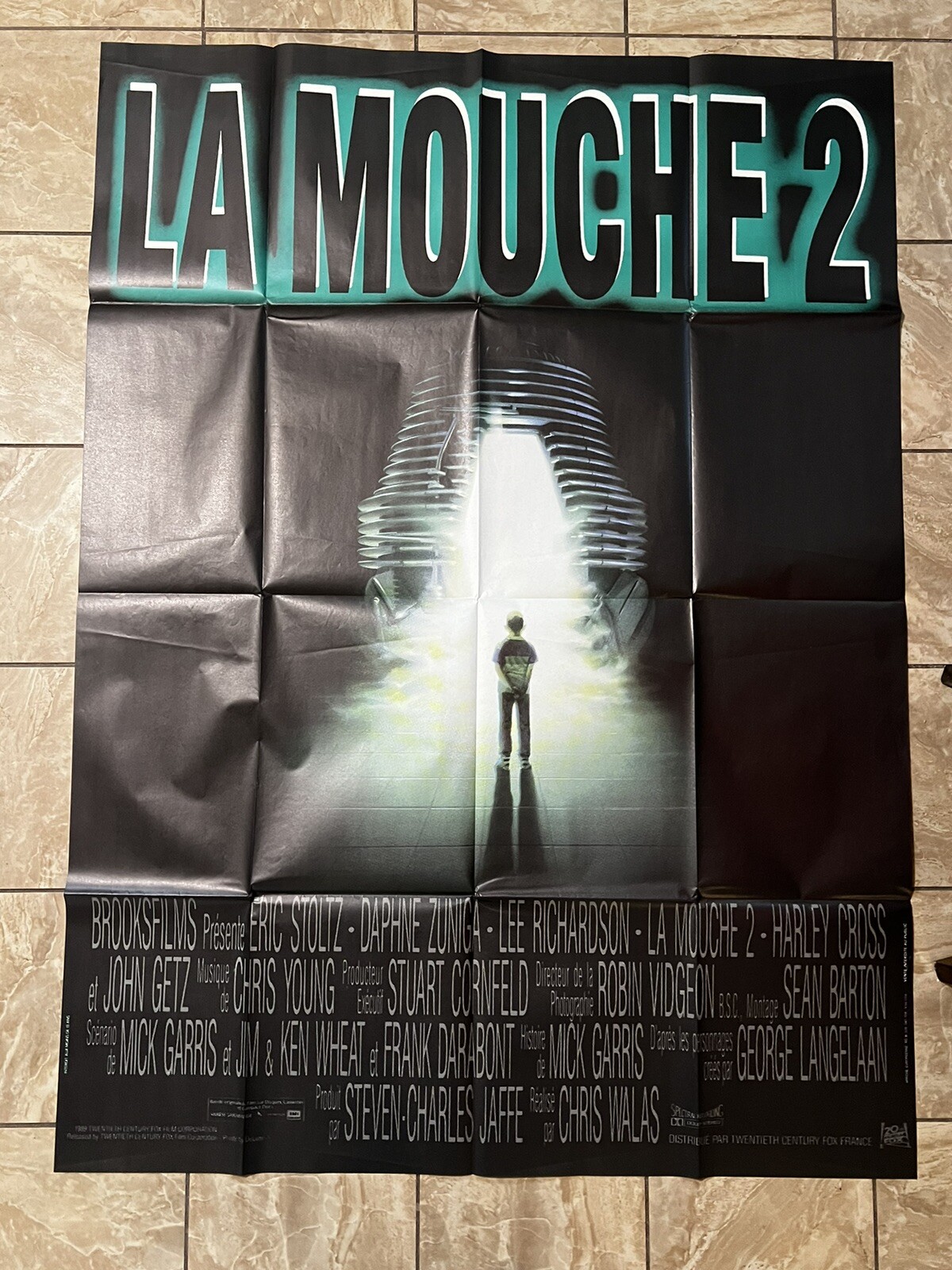 The Fly 2 Original French Grande Movie Poster – 46” x 63” Body Horror VHTF