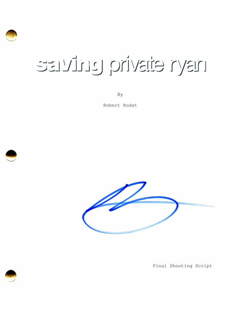 Adam Goldberg Signed Autograph Saving Private Ryan Full Movie Script – Fish