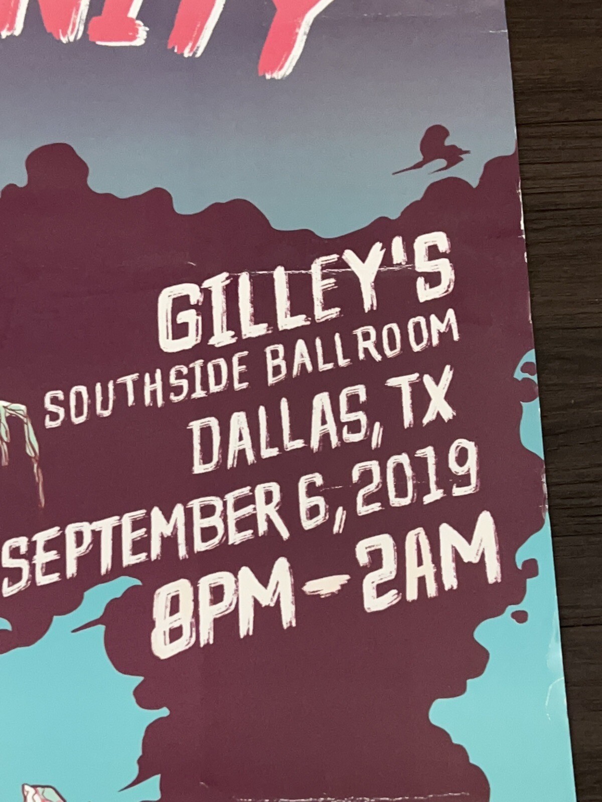 Borderlands 3 Launch Party 18×24 Poster at Gilley’s in Dallas, Texas