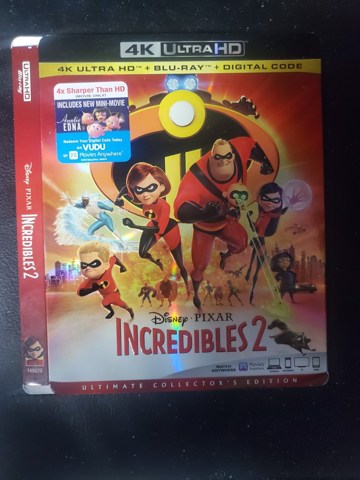Disney Incredibles 2 [4K UHD + Blu-ray] /Slipcover Only/NOTHING ELSE INCLUDED