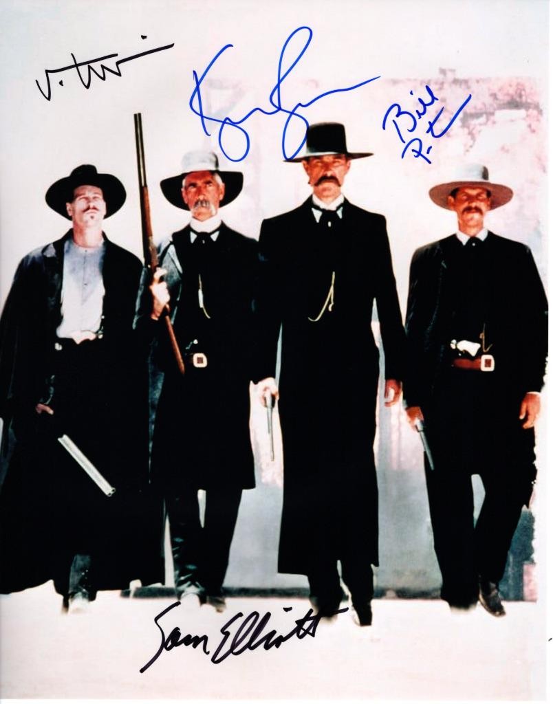 Bill Paxton Russell Kilmer +1 Signed 11×14 Photo MUST SEE nice autographed + COA