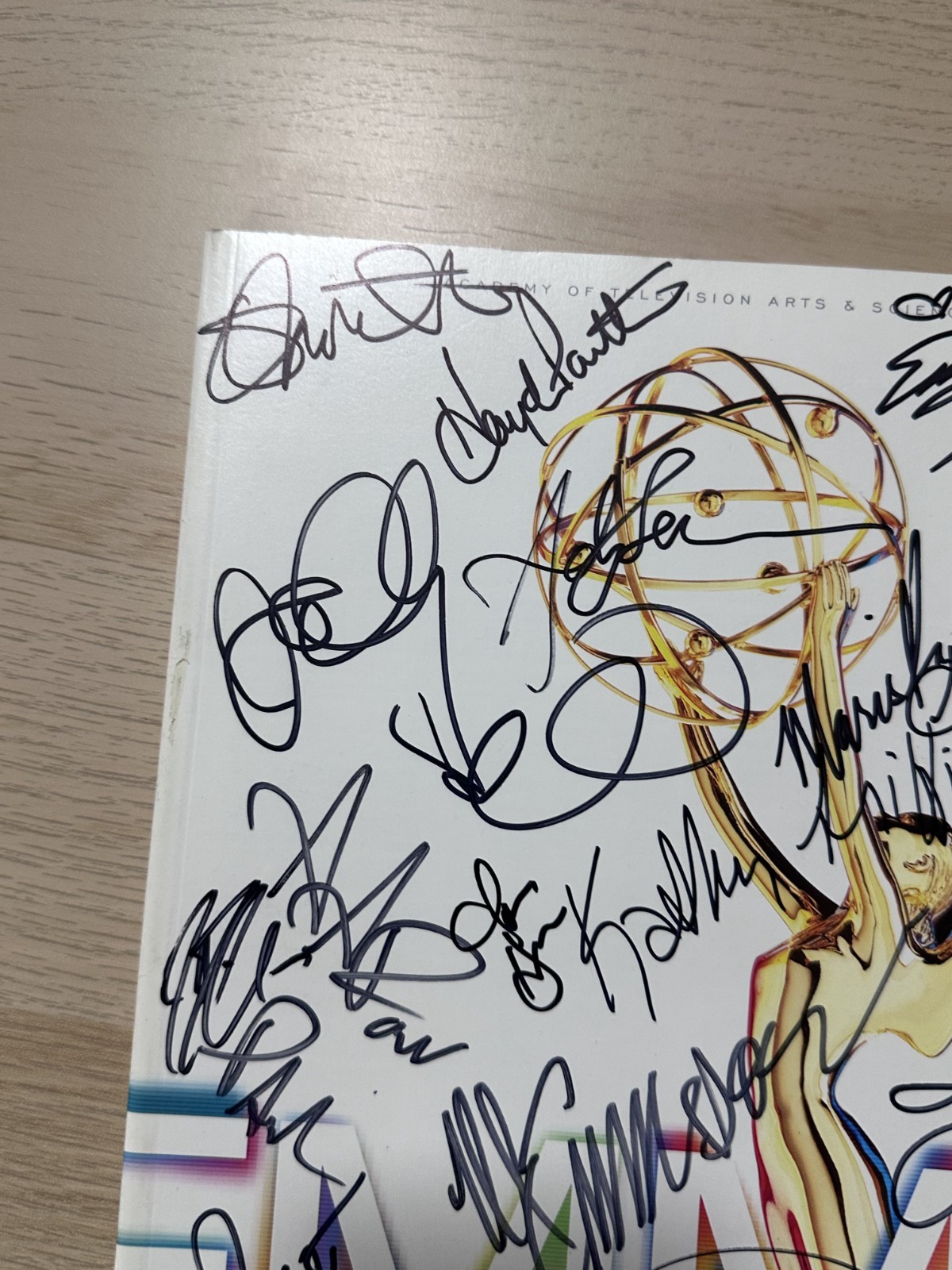 Emmy Program signed Mariska Hargitay Sally Field Amy Poehler A Paul J Krasinski