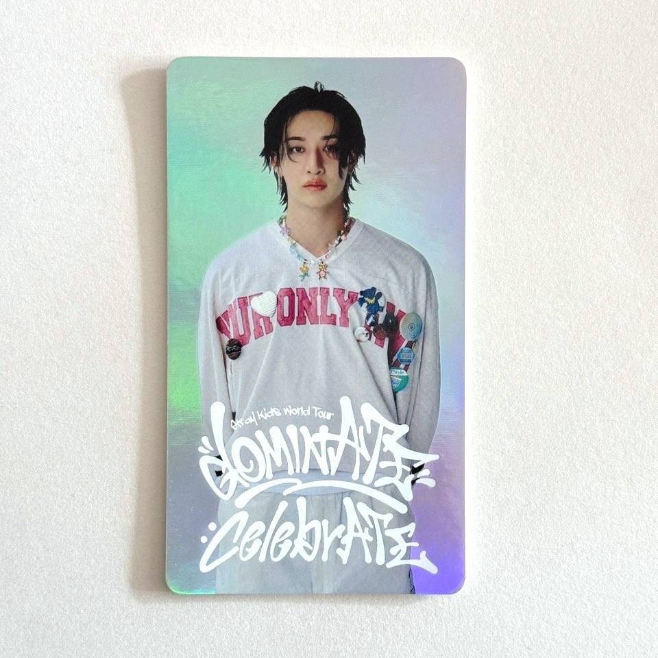 Stray Kids World Tour dominATEcelebrATE Pop-Up Official MD Special Trading Card