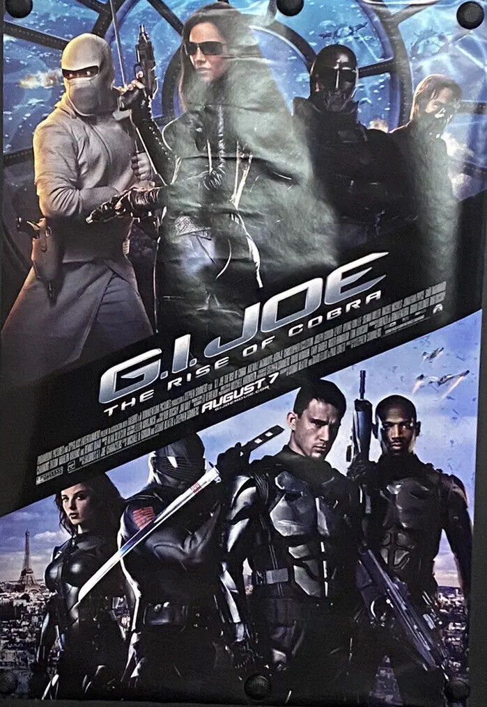 G.I. Joe Rise Of Cobra Movie Poster 27” X 40” Double Sided
