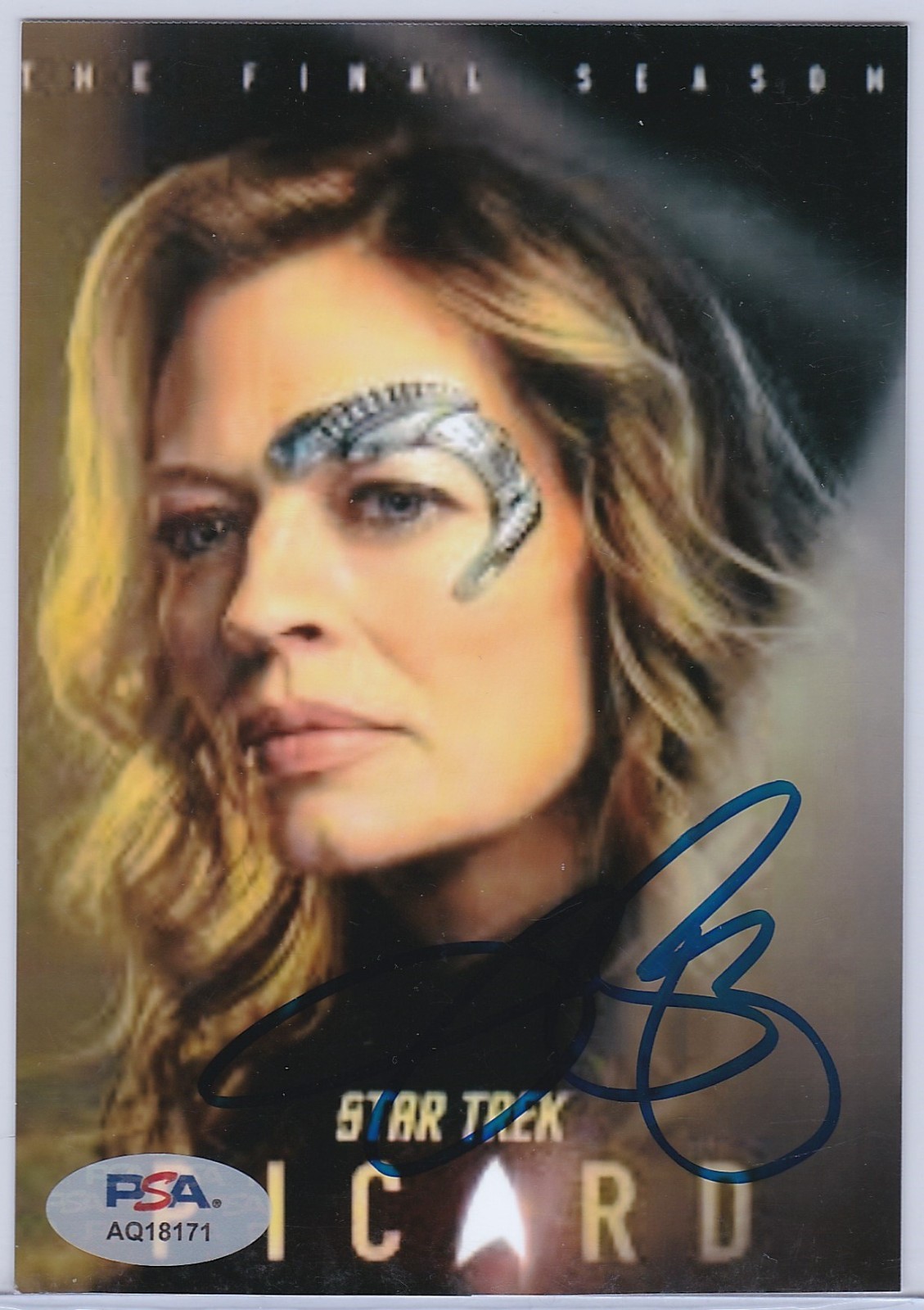 JERI RYAN PSA DNA AUTOGRAPHED SIGNED 4X6 STAR TREK PICARD SEVEN OF NINE PRINT