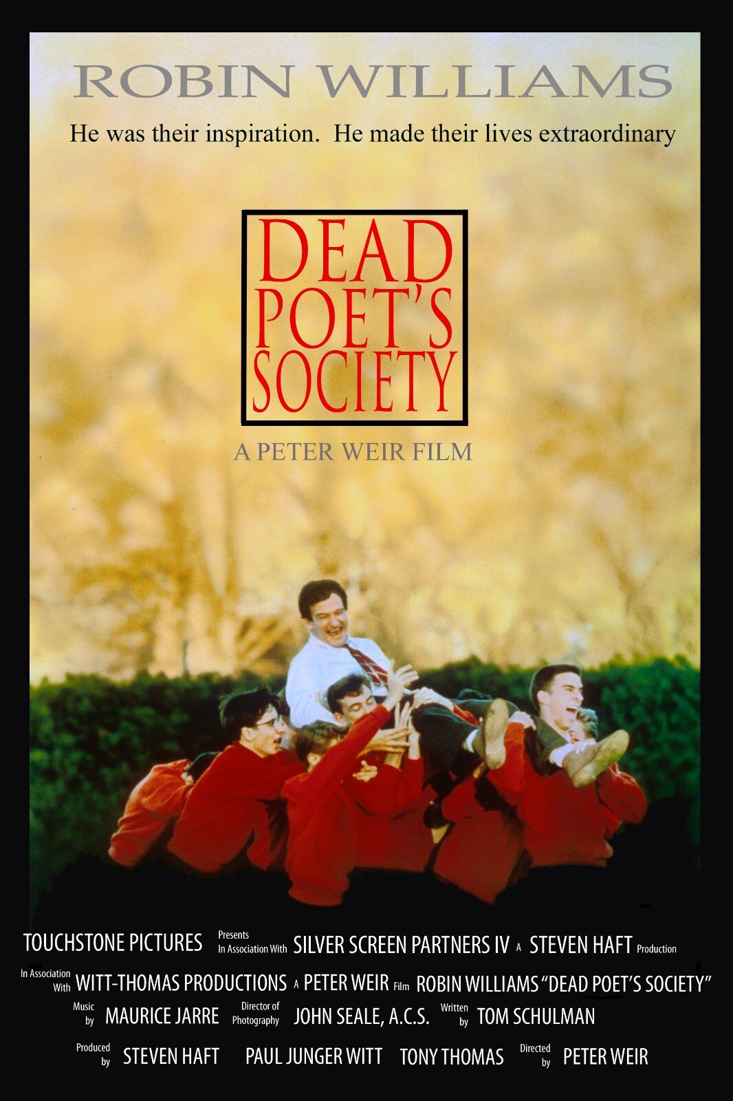 Free Same Day Shipping DEAD POETS SOCIETY Robin Williams 11×17 Poster