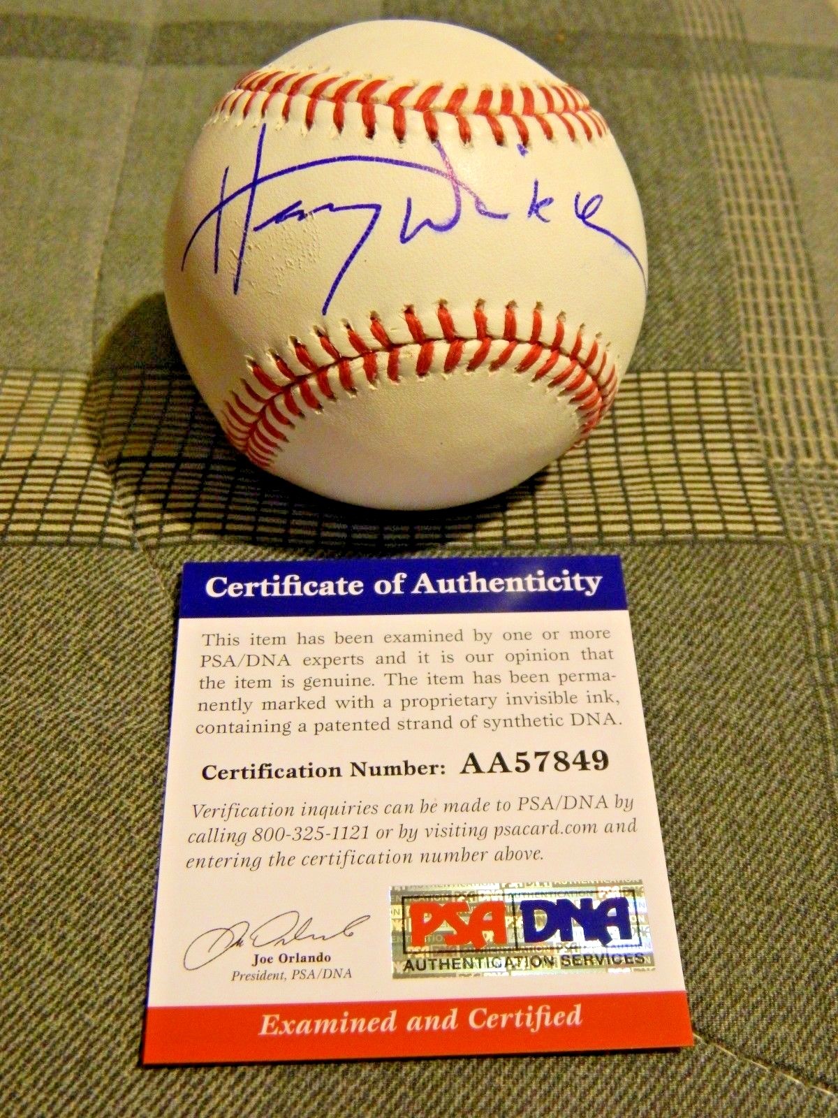 Henry Winkler Signed Official Major League Baseball PSA/DNA AA57849 Happy Days