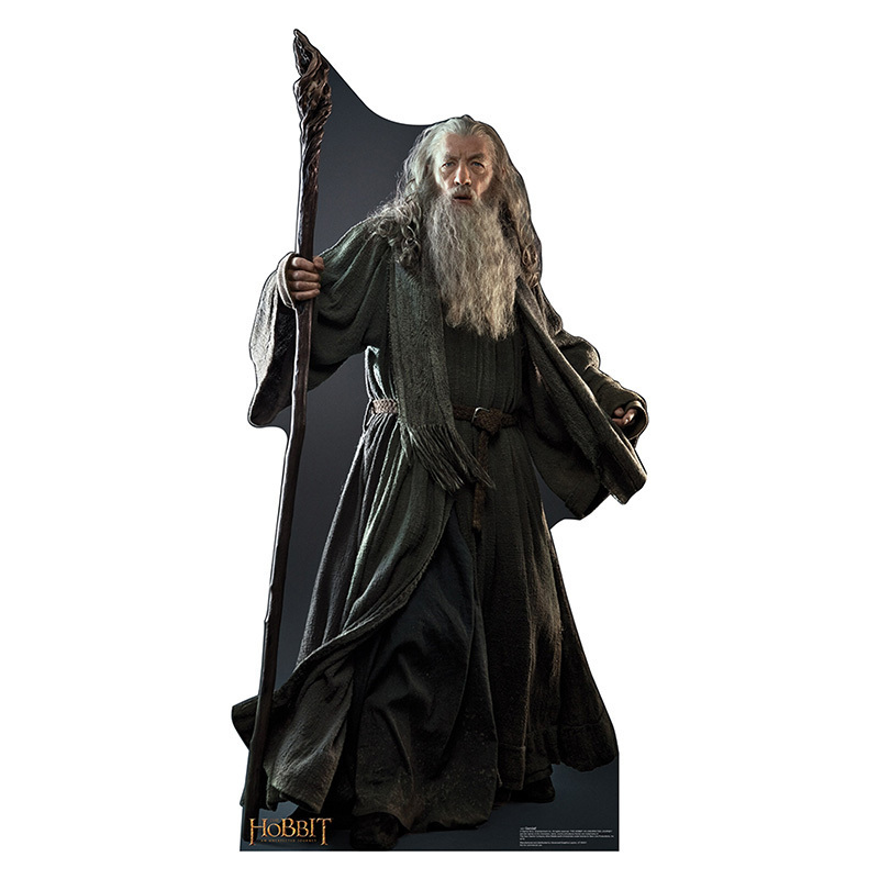 GANDALF THE WIZARD Hobbit Ian McKellen Lifesize CARDBOARD CUTOUT Standup Standee