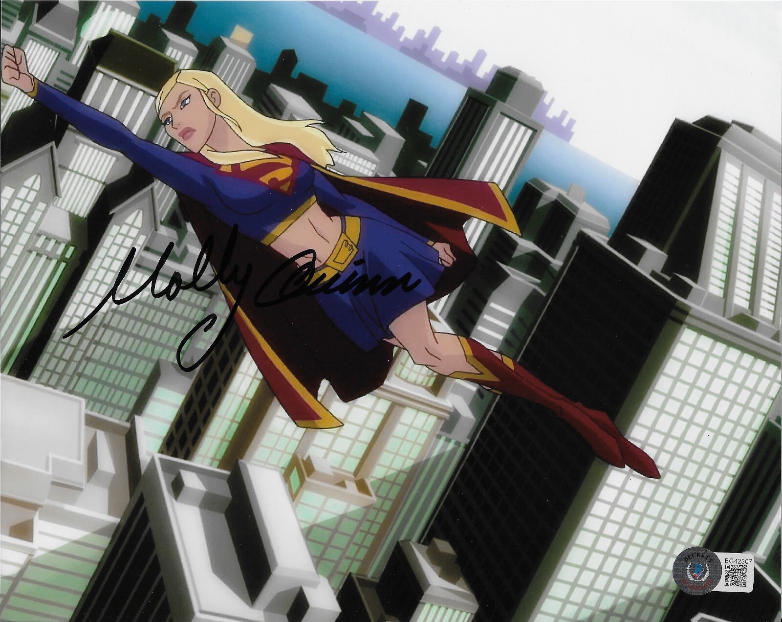 MOLLY QUINN Signed Autographed 8×10 Photo Beckett BAS COA SUPERGIRL Superman
