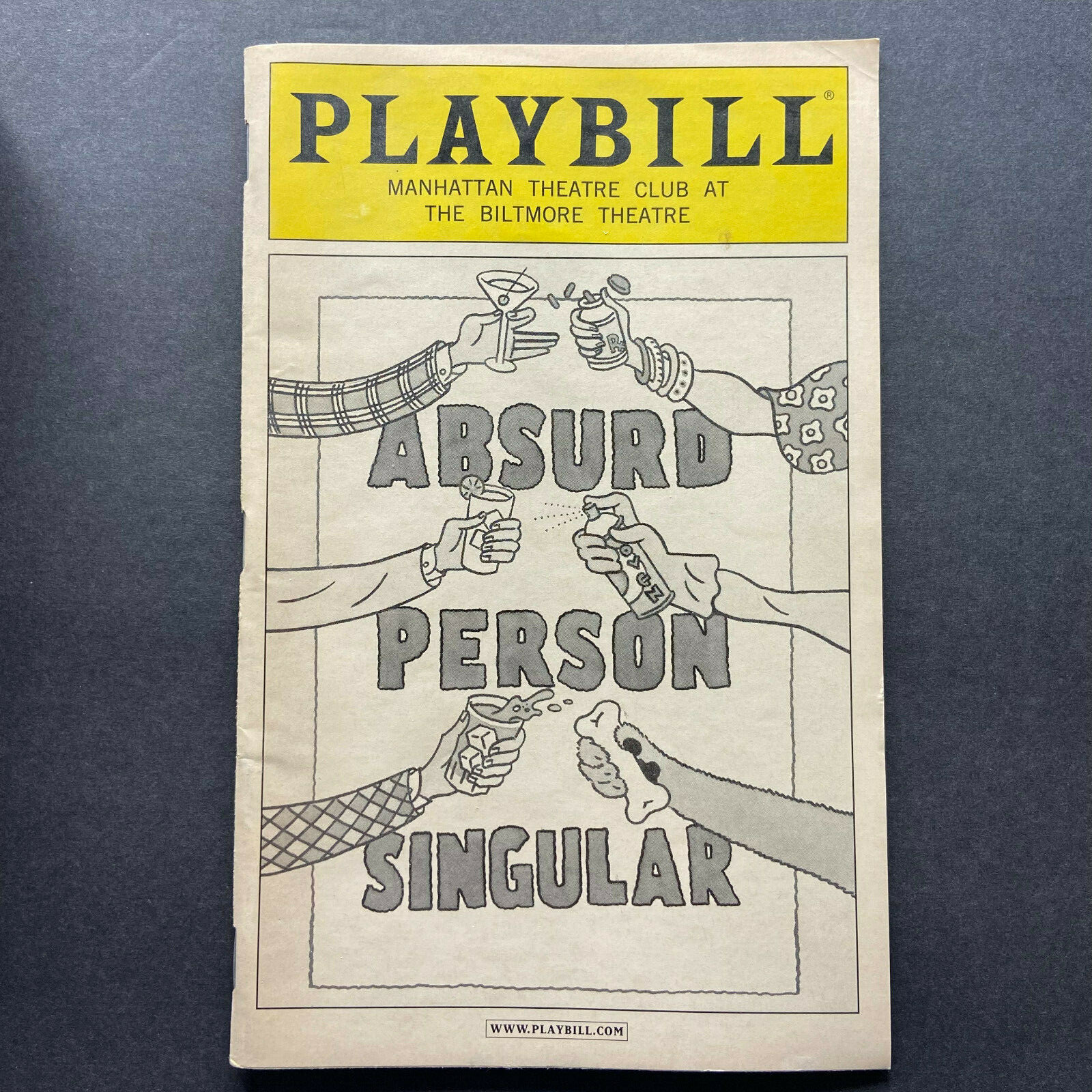 Absurd Person Singular Playbill NY Oct 2005 Mireille Enos Clea Lewis Alan Ruck