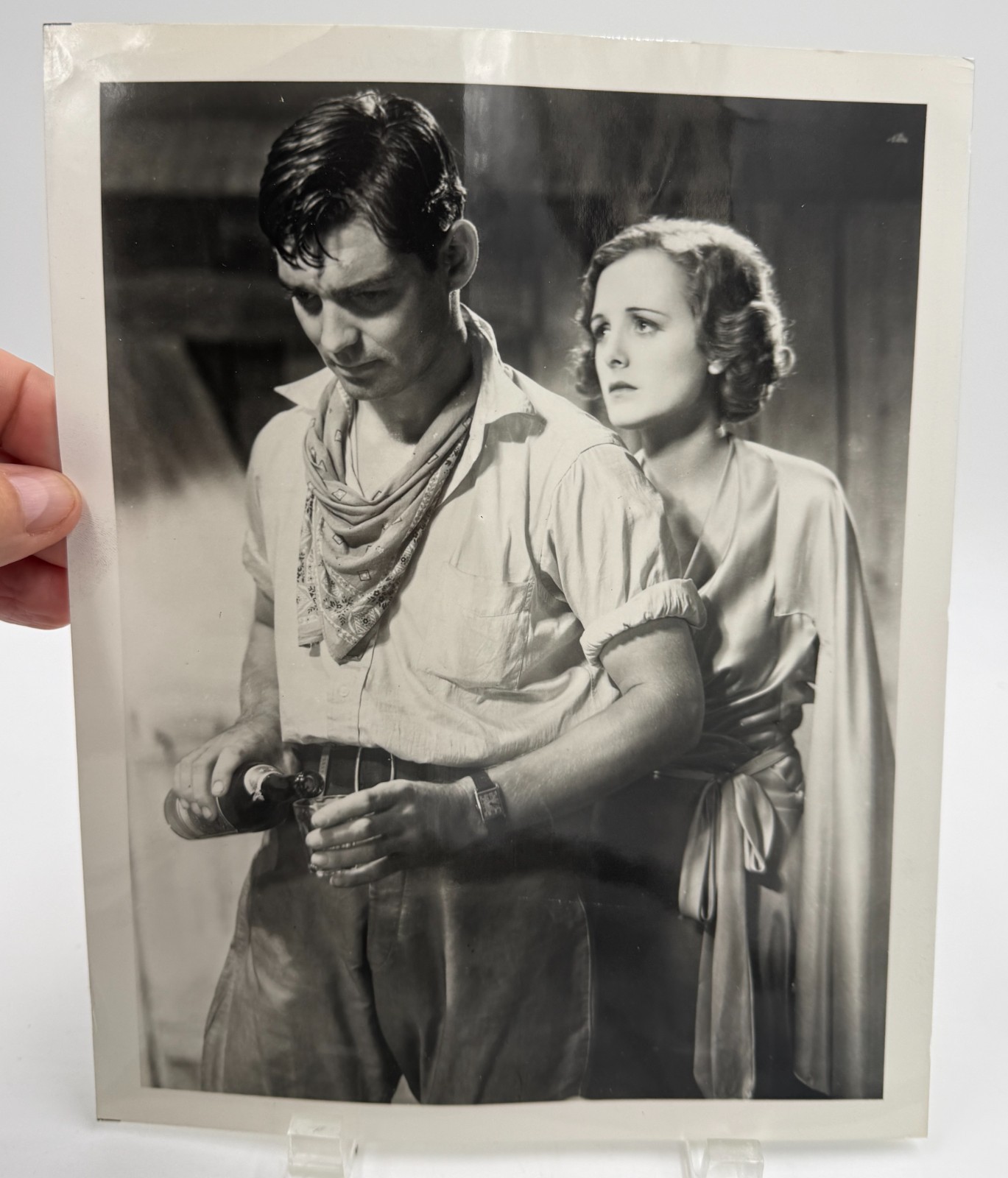 Vintage 8 x 10 Photograph RED DUST – 1932 – Mary Astor, Clark Gable