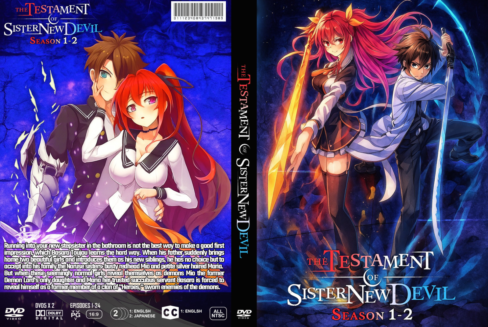 The Testament of Sister New Devil Season 1-2 Episode 1- 24 Dual Audio Eng/Jpn