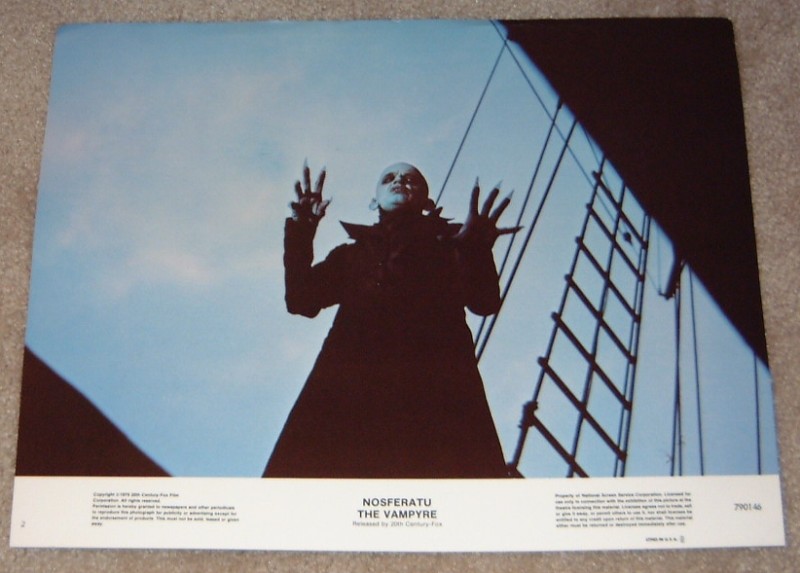 Nosferatu The Vampire lobby card print – Klaus Kinski- 11 x 14 inches
