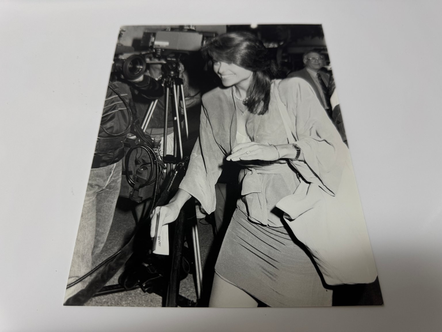 Maria Shriver Original 1988 Movie Premiere Black & White Photograph Janet Gough