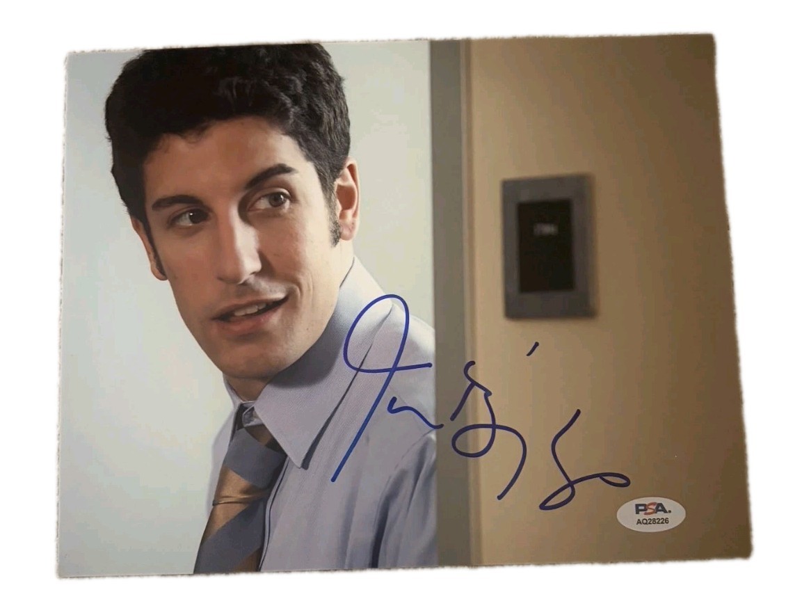 JASON BIGGS SIGNED 8X10 PHOTO AMERICAN PIE JIM LEVENSTEIN PSA/DNA AUTHENTICATED