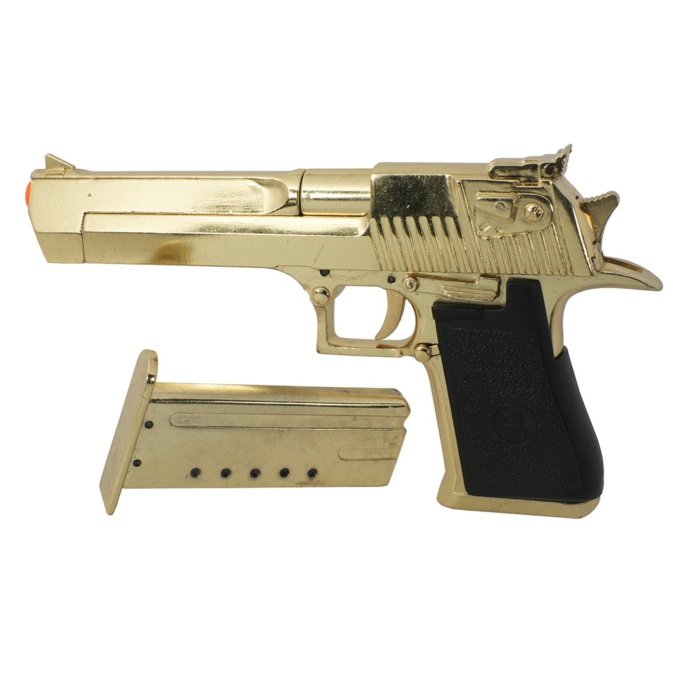Denix Desert Eagle Non-Firing Prop Gun in Gold Finish Full Size Metal Body New