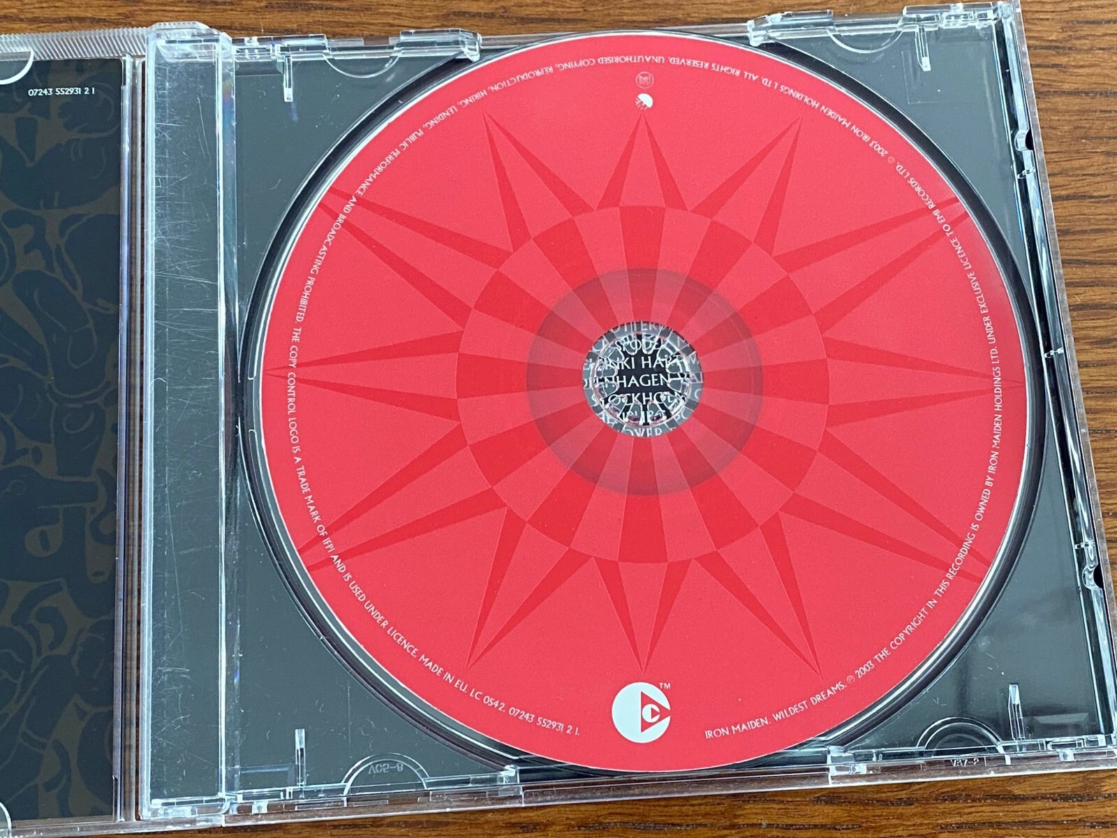 Iron Maiden Wildest Dreams Limited Edition Bonus Tracks PROMO 2003 Official CD