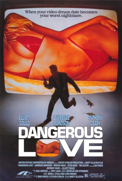 DANGEROUS LOVE Movie POSTER 27×40 B Lawrence Monoson Brenda Bakke Peter Marc
