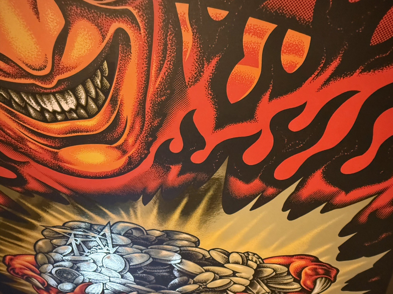 Metallica DEVIL’S DANCE FOIL poster! XX/110! Official screen print!