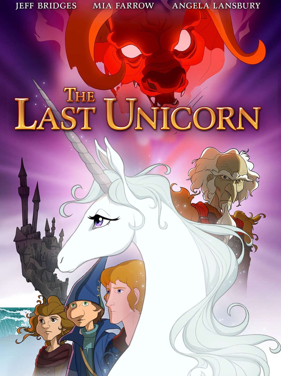 1982 The Last Unicorn Movie Poster 11X17 Schmendrick Molly Grue King Haggard 🦄