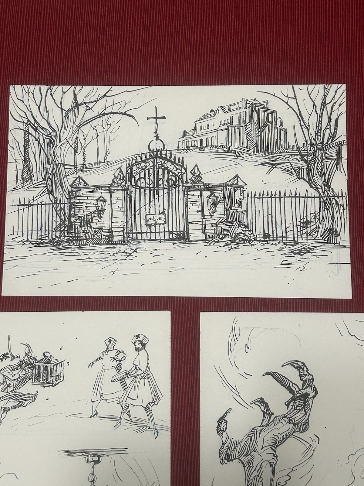 Thirteen Ghosts Original Screen Matched Sketches For The Jackal