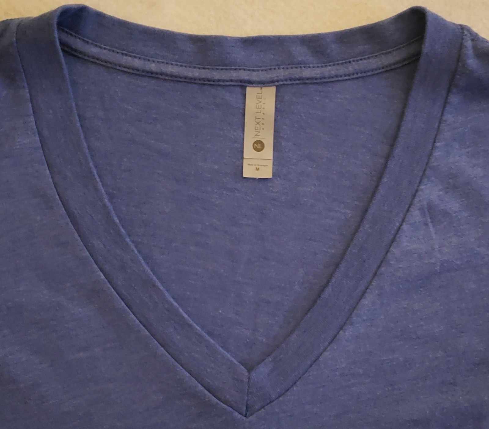 BILLY JOEL Ladies Size Medium V-Neck Blue T-Shirt