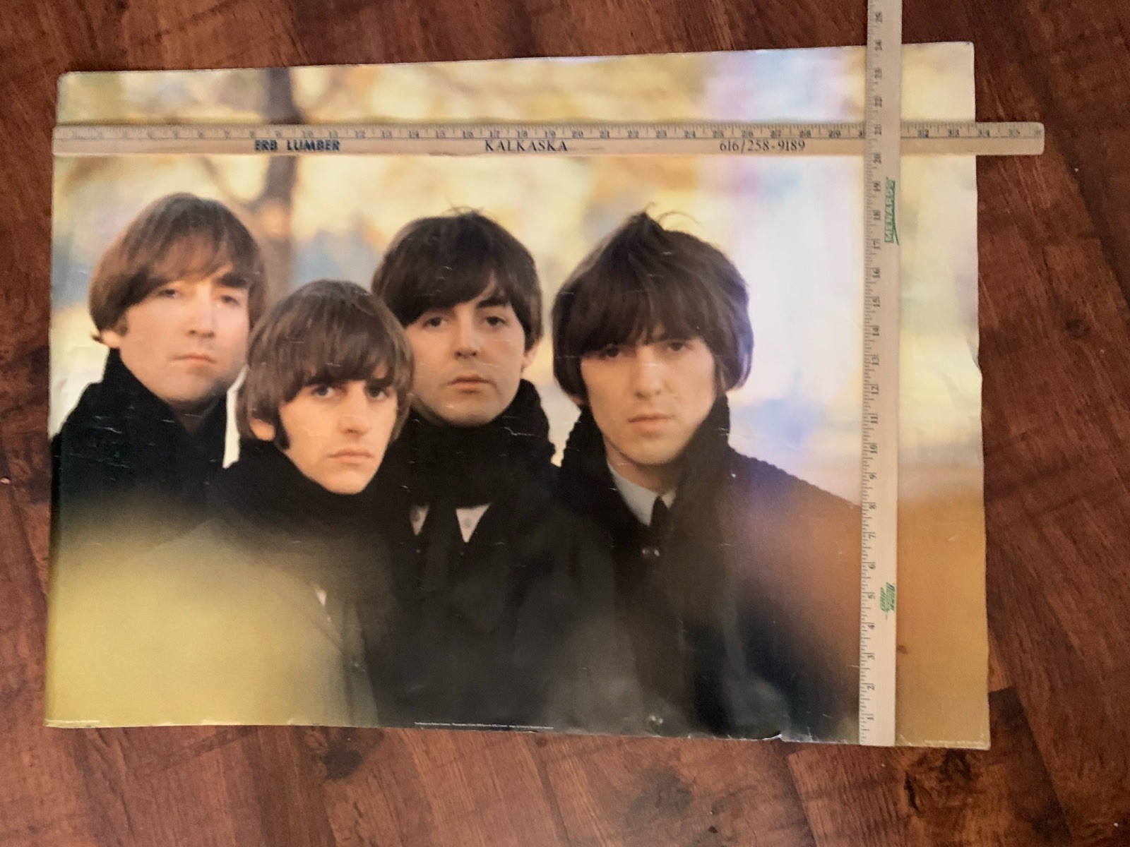 THE BEATLES VINTAGE POSTER 34X24 JOHN LENNON PAUL MCCARTNEY ++ 1995 PYRAMID