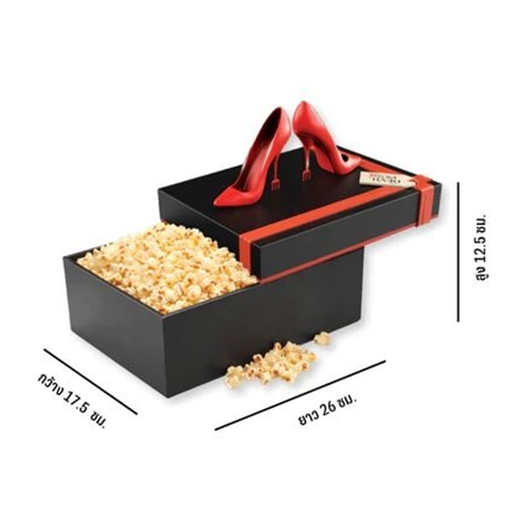 Prada 2 shoes The Devil Wears Popcorn Bucket 130 oz. Red Black Ribbon Rare