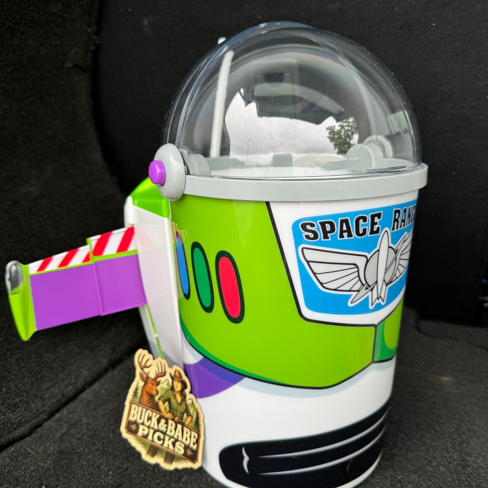 Toy Story 5 Buzz Lightyear Light Up Popcorn Bucket Wings Pop Out Regal Exclusive