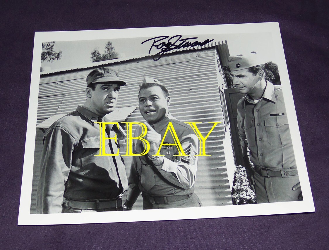 “Gomer Pyle USMC” rare signed photo Roy Stuart Corp Boyle Marines TV classic