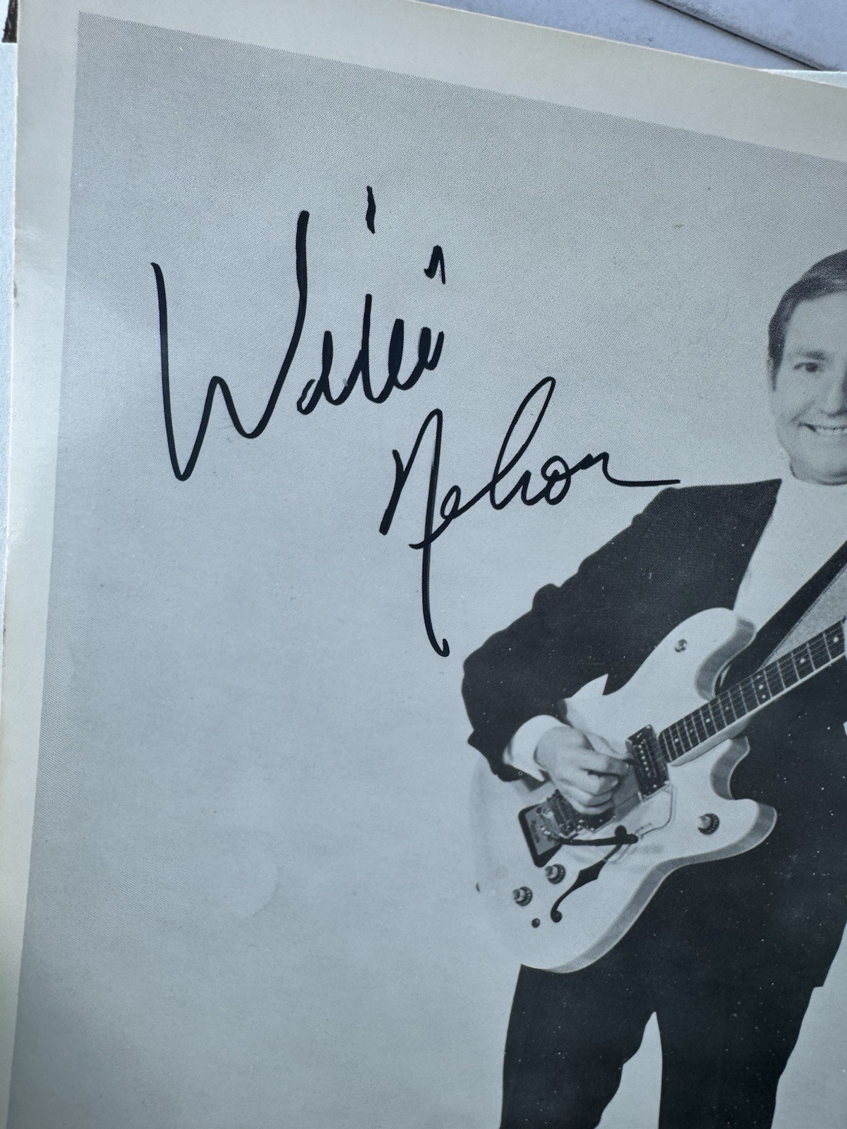 WILLIE NELSON Signed Autographed VERY Vintage 8×10 Photo Young Willie Nelson COA