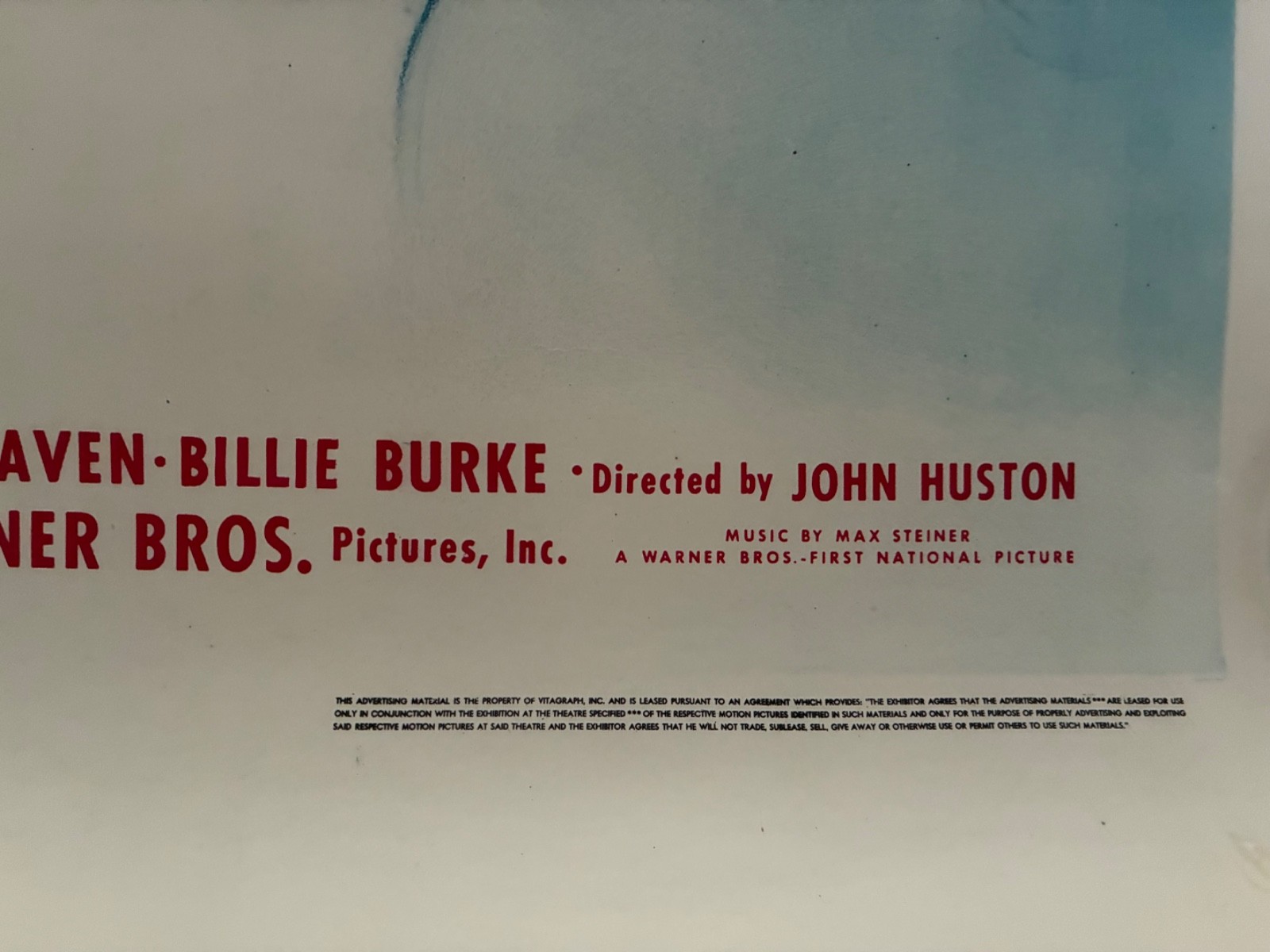 Original 1942 IN THIS OUR LIFE Movie Poster – Bette Davis – Linen Backed 29×42