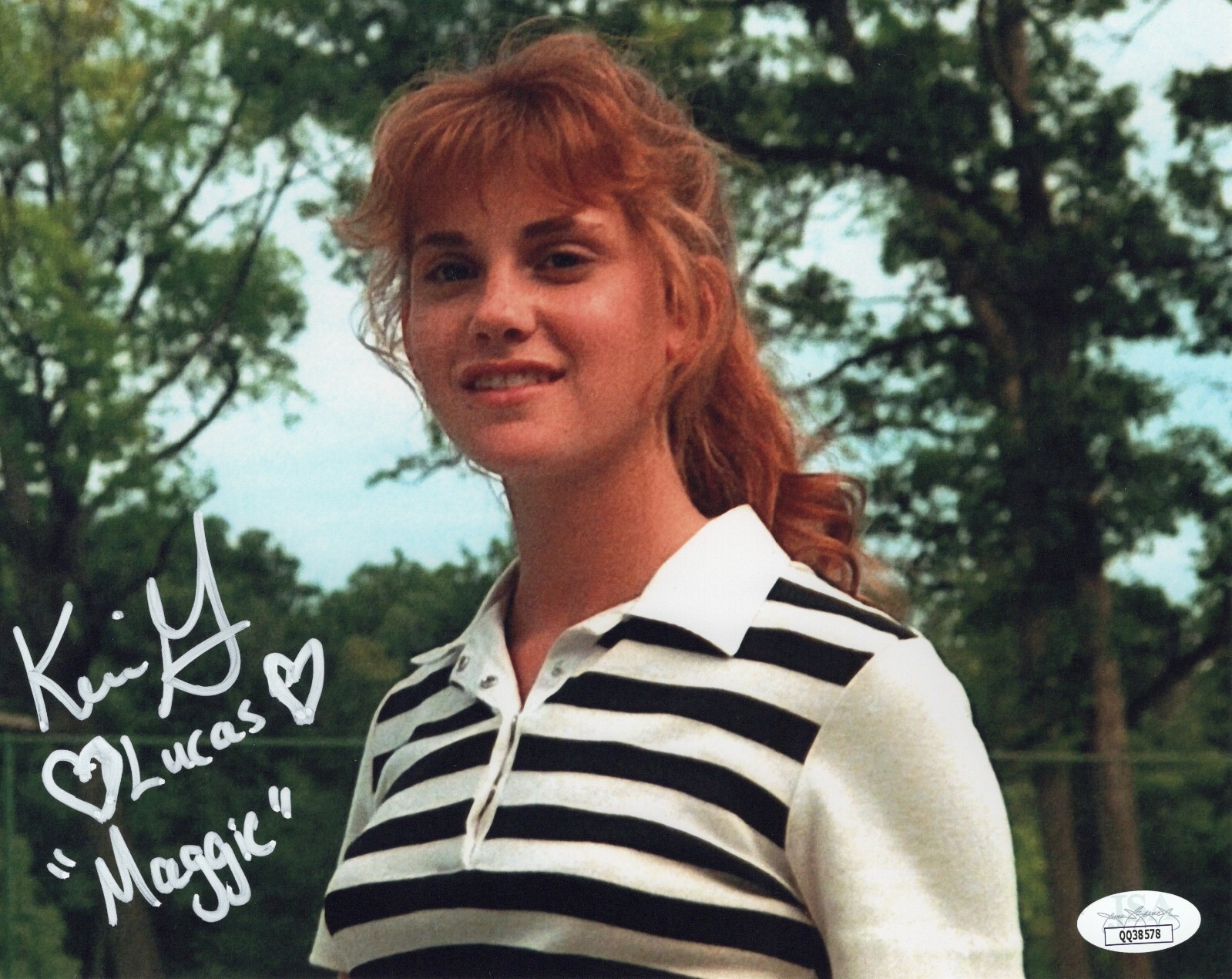 Kerri Green autographed signed inscribed 8×10 photo Lucas JSA COA Maggie